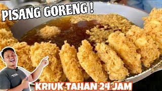 KRIUK BANGET  MODAL HANYA 2 BAHAN JADI GAMPANG‼️PISANG GORENG RENYAH