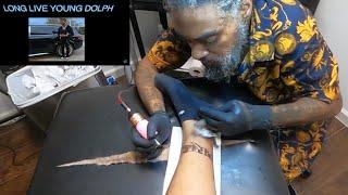 Memorial Tattoo Remembering Young Dolph