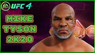 How to Create MIKE TYSON 2K20  CAF Formula  Create a Fighter - EA UFC 4