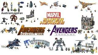 Lego Avengers Infinity War & Avengers Endgame Compilation of all Sets