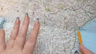 ASMR  Bahia Brazil History & Geography  Soft Spoken Map Tracing Google Earth