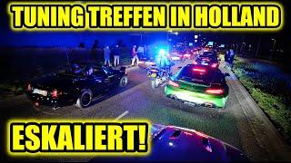 Tuning Treff in Holland eskaliert nach Polizei Großeinsatz in Deutschland