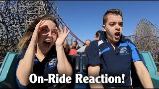 WE RODE IRON GWAZI First Ever Ride Reaction Busch Gardens Tampa New RMC Hybrid