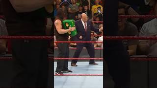 Paul Heyman was really jamming out to the boombox Money in the Bank briefcase 