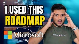 I Cracked Microsoft SDE - 2 position with this Roadmap  Microsoft Roadmap