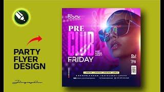 How to Design a Party Flyer   CorelDraw Tutorial 2024