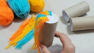 Amazing Idea Transforms into useful items using discarded toilet tissue roll. DIY Upcycle Hack