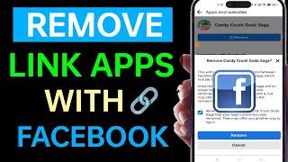 remove apps and games that access facebook data  remove facebook link app