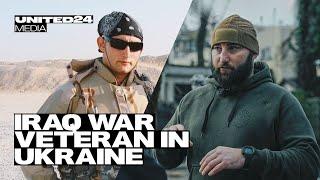 The US Iraq War veteran came to Ukraine tо help train military. UNITED24 media