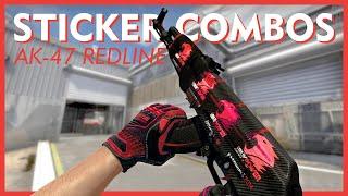 AK-47 Redline Sticker Combinations in CSGO 2019