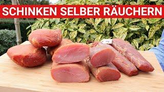 ️ GRILLBLITZ Schinken selber räuchern Fleisch kalt räuchern Lachsschinken Filet Anleitung