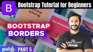 #5 ️ Border in Bootstrap  Bootstrap Tutorial for Beginners in Tamil