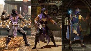 MK9 vs MK11 vs MK1 - Rain X-Ray & Fatal Blows Comparison #mk9 #mk11 #mk1 #rain