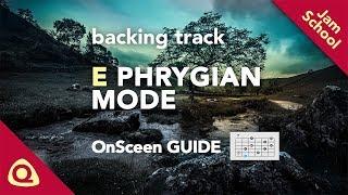 E Phrygian Guitar Backing Track - with Improvisation Assistant