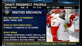 2023 Top NHL Prospect - Matvei Michkov