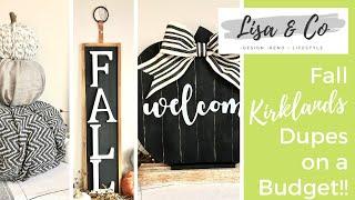 Kirklands Fall Dupes    Dollar Store Fall DIYs    Fall Decor Hacks on a Budget