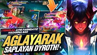 DYRROTH HEM AĞLIYOR HEM DE SAPLIYOR  ALINABİLECEK EN GÜZEL DRAFTI YAPTIK  Mobile Legends