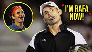 The Day Roddick IMPERSONATED Nadal to Beat Federer Funniest Tennis Match EVER