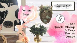 Super Quick & Easy Easter Decor    Last Minute Ideas    Lisa & Company