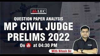 Question paper analysis of MPCJ Prelims 2022  MPCJ Prelims  Paper analysis