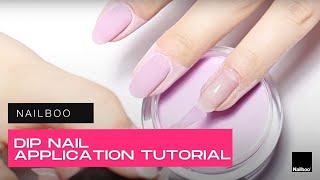 Dip Nail Application At Home  Nailboo® Tutorial