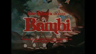 Bambi - 1988 Reissue Trailer 35mm 4K