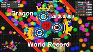 Fisp.io 26000000 WORLD RECORD Blue Fidget Spinner