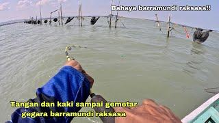 YA TUHAN SEPERTI DI TARIK BUAYA MANCING KAKAP PUTIH