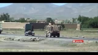 US ARMY CONVOY BLOWN UP BY IED BOMB IN IRAQ 