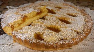 Crostata di marmellata ricetta pratica e veloce si prepara in 5 minuti.