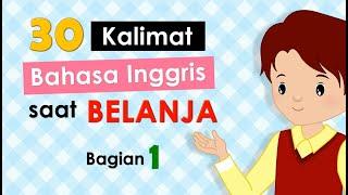 30 Kalimat Bahasa Inggris saat Belanja Bagian 1  Shopping Sentences Part 1