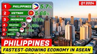 Philippines BEST-PERFORMING Economy in Southeast Asia  Quarter 1 2024