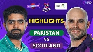 Match 29 HIGHLIGHTS Pakistan vs Scotland  ICC Mens T20 WC 2021  Digital 2 Sports