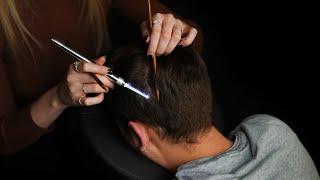 ASMR  SCALP INSPECTION on a REAL person TINGLY FRIDAY