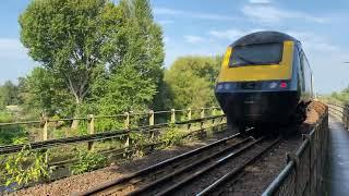 Scotrail HST crossing the Perth Tay Bridge