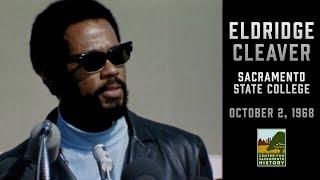 Eldridge Cleaver at Sacramento State 1968