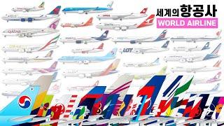 세계의 항공사 World Airline 타고 싶은 비행기 가고 싶은 나라 