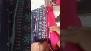 daman pe gum lace lagane ka tarika cutting and stiching#viral#youtubeshorts#trending#fashion#shorts