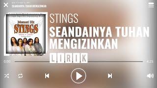 Stings - Seandainya Tuhan Mengizinkan Lirik