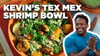 Kevin Currys Shrimp and Squash Grain Bowl with Avocado Dressing  The Kitchen  Food Network