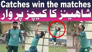 Young Shaheen’s catching practice at Pakistan Team Camp