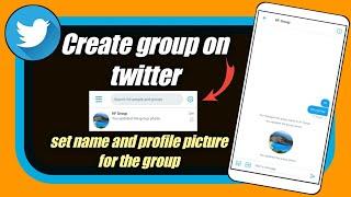 How to create group on Twitter