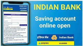 Indian Bank Savings Account Opening Online in Tamil  How to apply online Indian Bank saving account