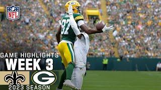 New Orleans Saints vs. Green Bay Packers Game Highlights  NFL 2023 Week 3