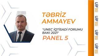 UNEC İqtisadi Forumu Bakı 2021  PANEL 5  Təbriz Ammayev