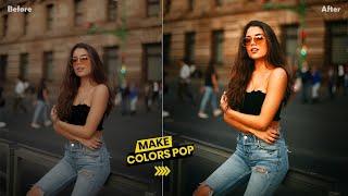 Color Grade Trick To Make Your Photo  POP  in Photoshop