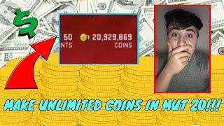 HOW TO MAKE UNLIMITED COINS IN MADDEN 20 INSANE COIN GLITCH BEST COIN MAKING METHOD ON YOUTUBE