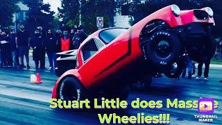 Stuart Little does Massive Wheelies on the street RIP to a Street Racing Legend