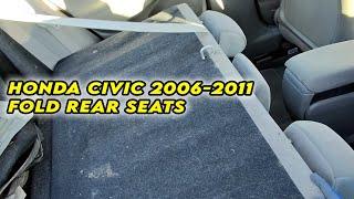 HONDA CIVIC 2006-2011 Fold Down Rear Seats Flat