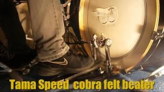 Kick Drum Beaters Sound Test - Tama Axis Pearl